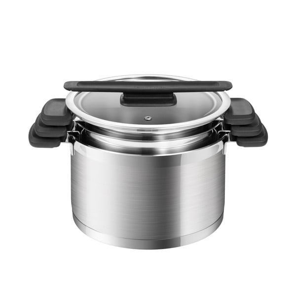 Rozsdamentes acél edény készlet 6 db-os Compact – Tescoma-image-3