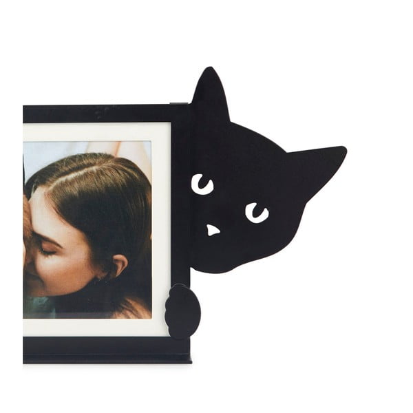 Fekete fém álló képkeret 36x16 cm Hidden Cat – Balvi-image-1
