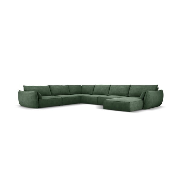 Sötétzöld sarokkanapé (bal oldali) Vanda – Mazzini Sofas-image-2