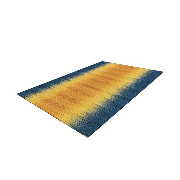 Sunset 8070 kék-sárga kézzel készített szőnyeg, 120 x 180 cm - Arte Espina-image-1