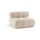 Bézs buklé kanapé modul (középső rész) Bellis – Micadoni Home