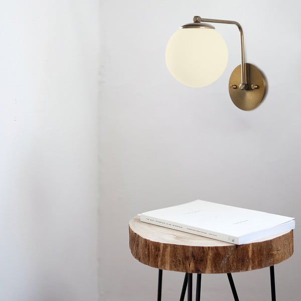 Aranyszínű fali lámpa ø 15 cm Daisy – Opviq lights-image-1