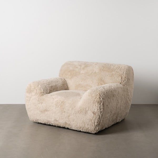 Bézs fotel Teddy – Ixia-image-1