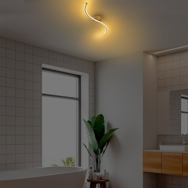 Aranyszínű LED mennyezeti lámpa 10x67 cm Yilan – Opviq lights-image-2