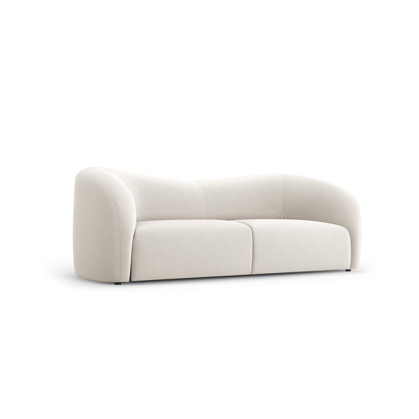 Fehér bársony kanapé 197 cm Santi – Interieurs 86-image-2