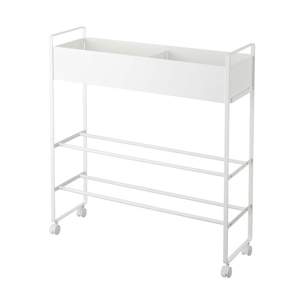 Fehér fém gyerek cipőtartó 74,5x74,5x22 cm Tower – YAMAZAKI