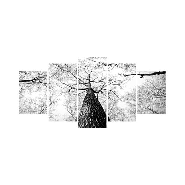 Black&White no. 25 többrészes kép, 100 x 50 cm