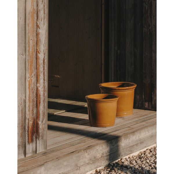Terrakotta virágcserép készlet 2 db-os ø 47 cm Presili – Kave Home-image-1