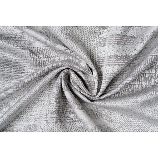 Világosszürke függöny 140x245 cm Navona – Mendola Fabrics-image-3