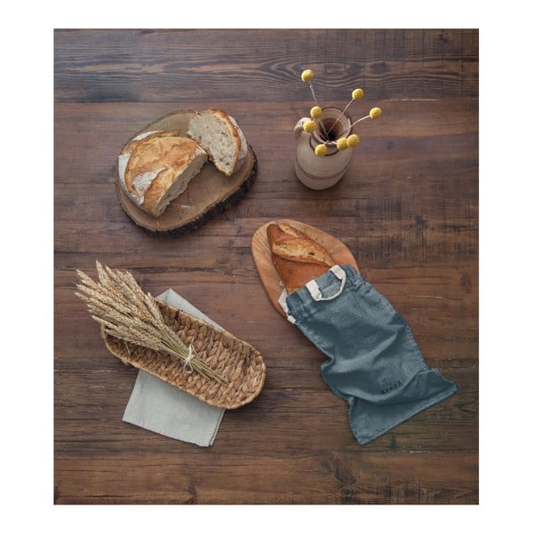 Bag Blue Sky szövet és lenkeverék kenyértartó zsák, magasság 42 cm - Really Nice Things-image-1