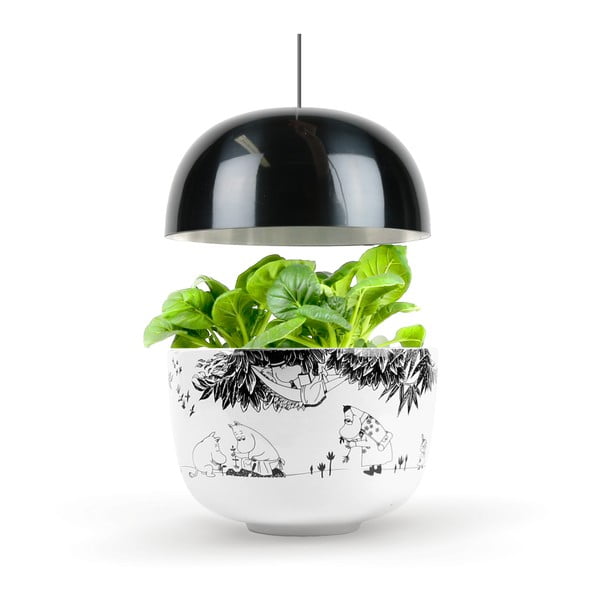 Moomin Smart Garden Black fekete-fehér intelligens beltéri kert - Plantui