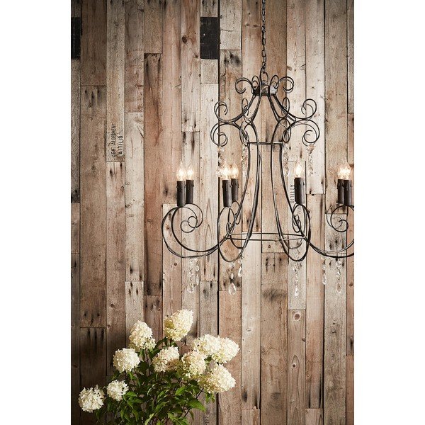 Szürke függőlámpa 82x82 cm Brissac – Côté Table-image-2