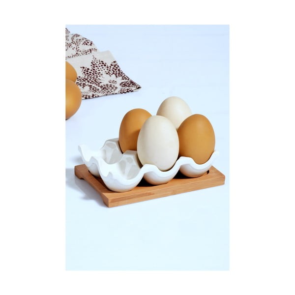 Kosova porcelán tojástartó, 10,5 x 15 x 4 cm