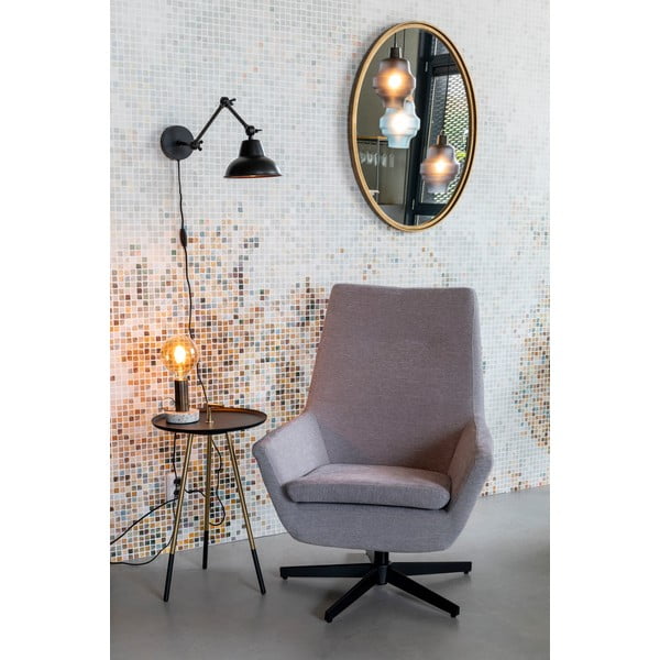 Fekete fali lámpa Xavi – White Label-image-2