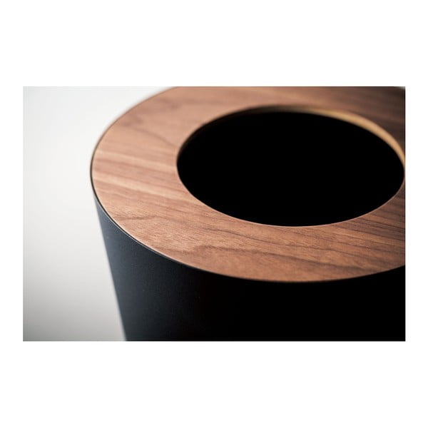 Rin Round fekete szemeteskosár - YAMAZAKI-image-2