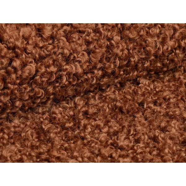 Téglavörös buklé puff Dia – Micadoni -image-1