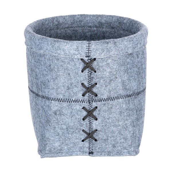 Mara világosszürke filc kosár, szélesség 20 cm - Wenko-image-1