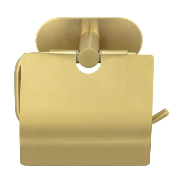 Öntapadós rozsdamentes acél WC-papír tartó Orea Gold – Wenko-image-2