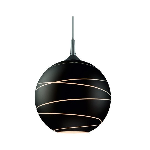 Lines fekete gömb függőlámpa - LAMKUR-image-2