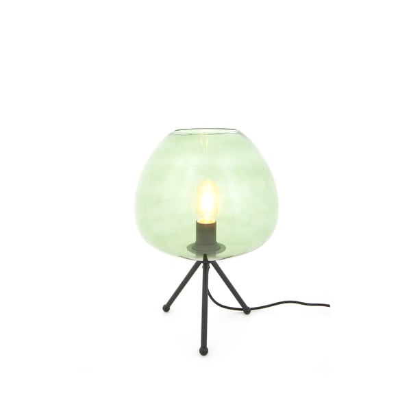 Zöld asztali lámpa (magasság 43 cm) Mayson – Light & Living