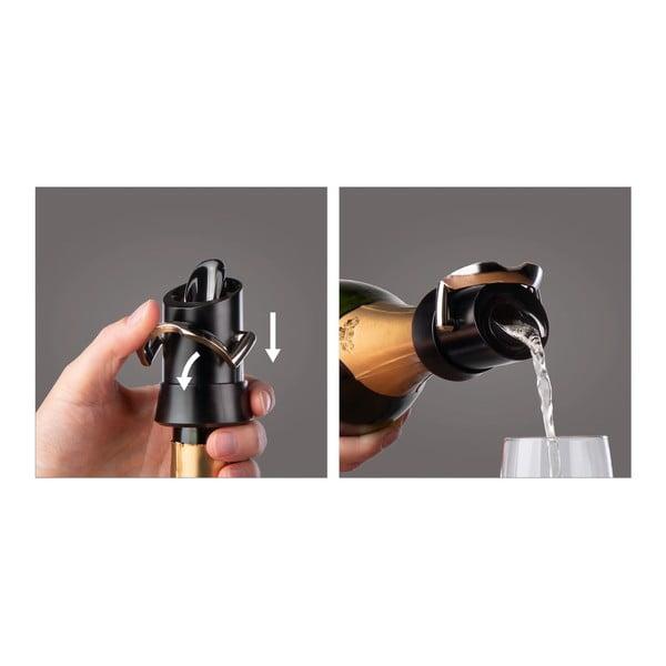 Rozsdamentes acél pezsgőzáró – VacuVin-image-3