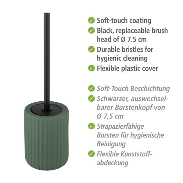 Belluno zöld kerámia wc-kefe - Wenko-image-3