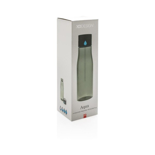 Aqualicious fekete kulacs, 600 ml - XD Design-image-3