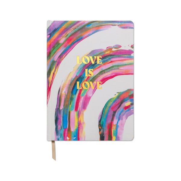 Dátumozatlan határidőnapló 200 oldal A4 Love is Love – DesignWorks Ink