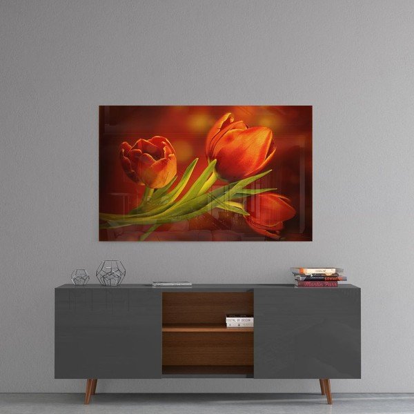 Tulips üvegezett kép - Insigne-image-1