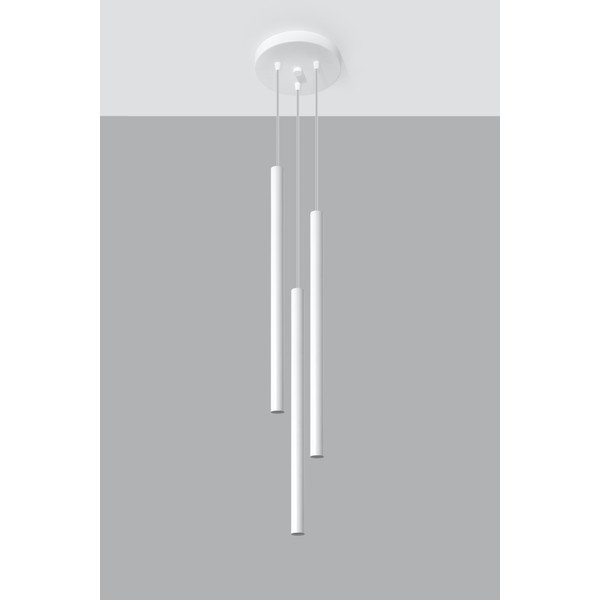 Fehér fém függőlámpa ø 20 cm Fideus – Sollux-image-2