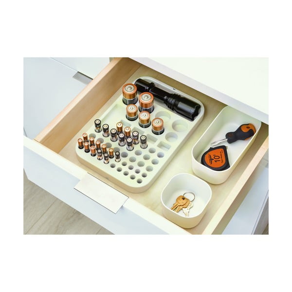 Eco Bin fehér táolódoboz, 9,14 x 9,14 cm - iDesign-image-4