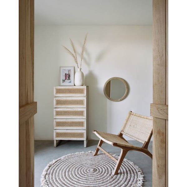 Gisel juta szőnyeg, ø 120 cm - Kave Home-image-1