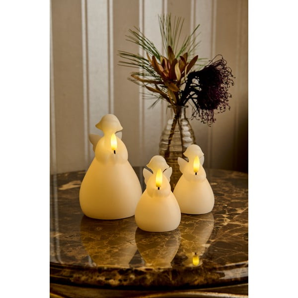 Fehér fénydekoráció ø 9,5 cm Lucia – Sirius-image-2