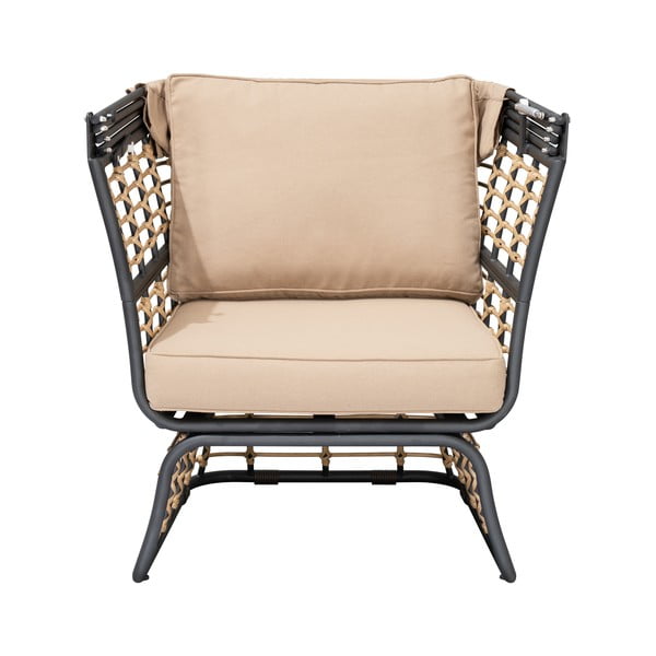 Bézs fém kerti fotel Paros – Garden Pleasure