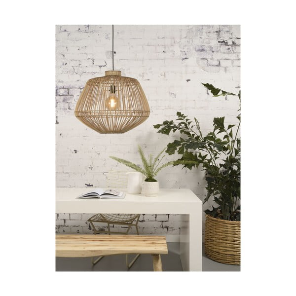Madagascar barna rattan függőlámpa, ⌀ 60 cm - Good&Mojo-image-3