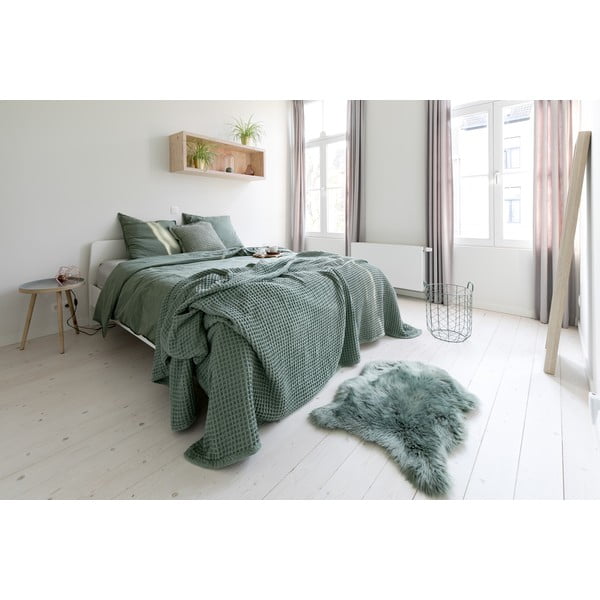 Barna pamut könnyű ágytakaró, 250 x 260 cm - Tiseco Home Studio-image-3