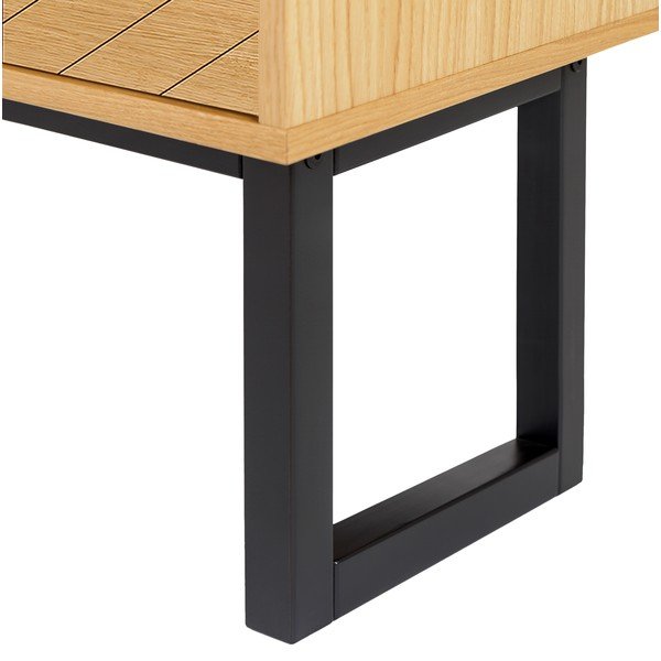 Camden Herringbone komód tölgyfa dekorral - Woodman-image-4