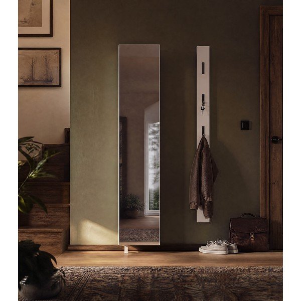 Fehér előszoba szekrény 50x195x18 cm Rotary – Germania-image-3
