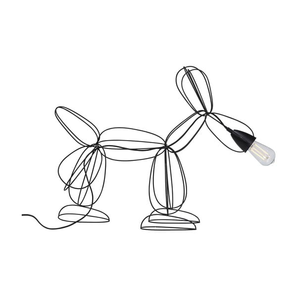 Dog fekete asztali lámpa - Kare Design