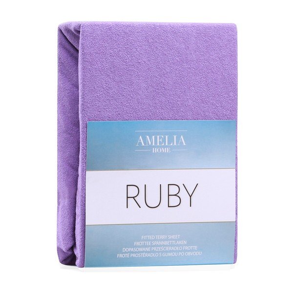 Ruby lila gumis lepedő, 200 x 120-140 cm - AmeliaHome-image-2