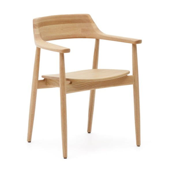 Natúr színű tölgyfa étkezőszék Fondes – Kave Home