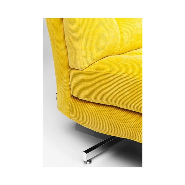 Cinema citromsárga gurulós fotel - Kare Design-image-1