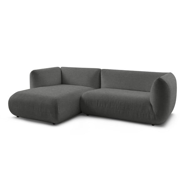 Szürke kordbársony sarokkanapé (bal oldali) Lecomte – Bobochic Paris-image-4