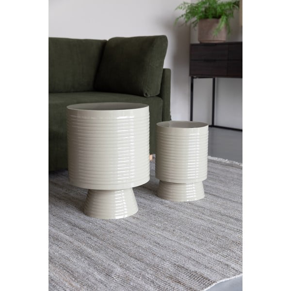 Fém kerek tárolóasztal ø 35 cm Sven – White Label-image-1