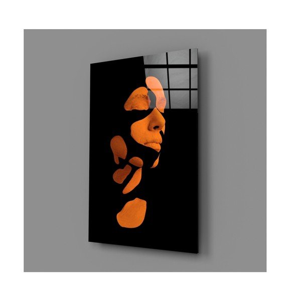 Fragmented Orange üvegezett kép - Insigne-image-4