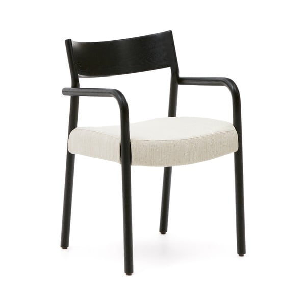 Fekete-bézs étkezőszék Falconera – Kave Home