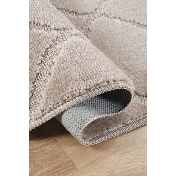 Világosbarna fürdőszobai kilépő szett 2 db-os 50x80 cm Cizgili – Foutastic-image-2