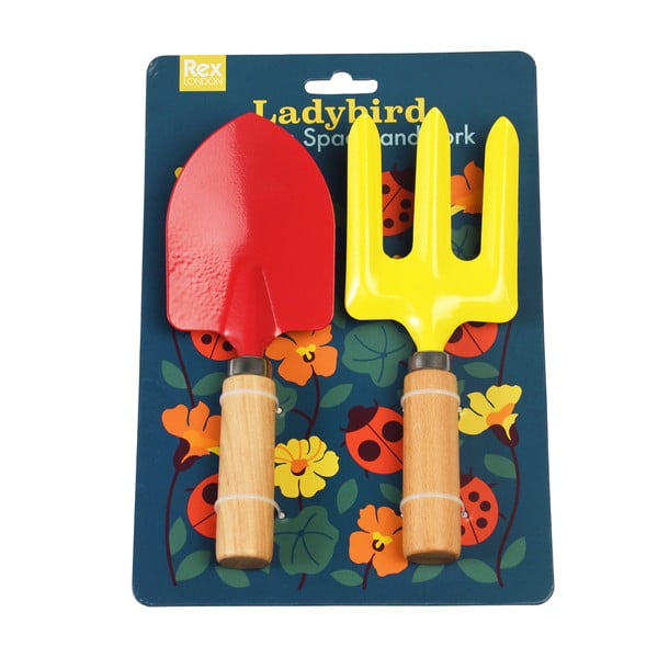 Kisméretű kerti eszköz készlet  2 db-os Ladybird – Rex London-image-3