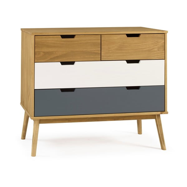 Cusco komód borovi fenyőből, 100 x 82 cm - Marckeric-image-2