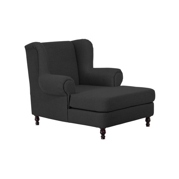 Mareille Black fekete színű füles fotel - Max Winzer-image-4